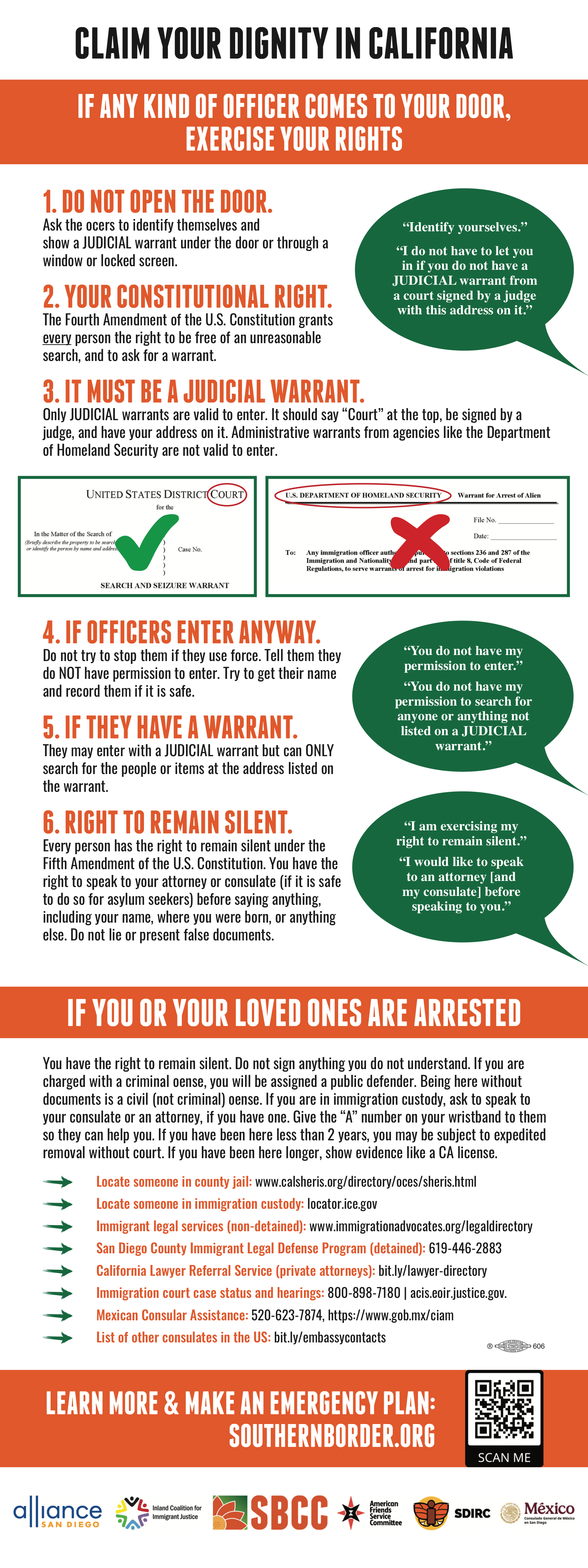 Know Your Rights — English